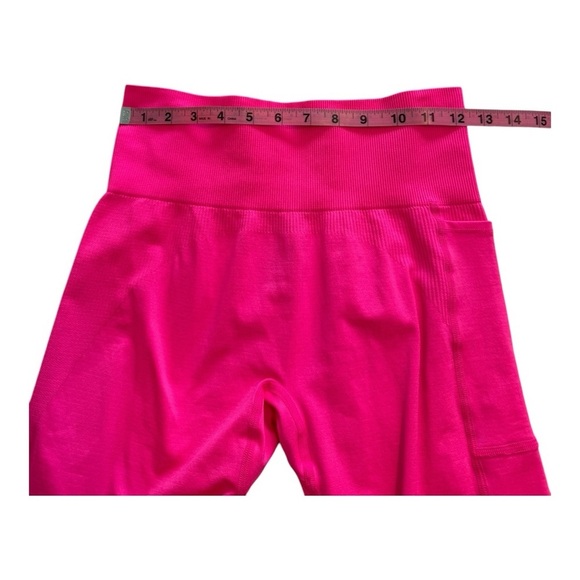 Victoria Secret PINK 'Cool & Comfy Leggings' - Neon Pink - Size Medium - Picture 7 of 11